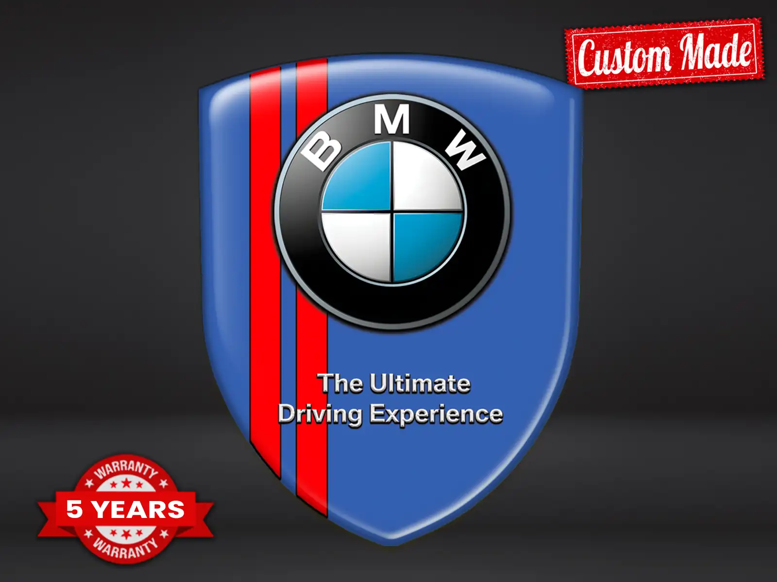BMW Wasserfestes Etikett Stilvoll Professionell Exklusiv